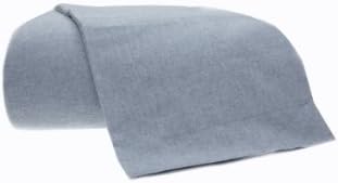 La Rochelle 61191 Heather Ground Flannel Over Dye Solid, Blue, Twin