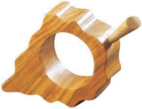 Signes Grimalt - 902SG Napkin Ring, Wood, Strawberry, 8 cm