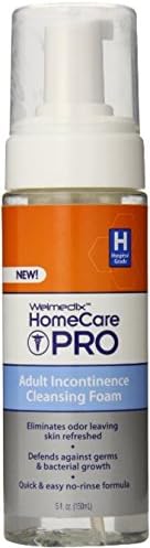 Welmedix HomeCare Pro Adult Incontinence Cleansing Foam 5 oz (Pack of 10)