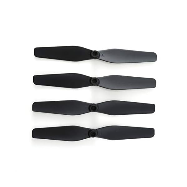 Monlladek Propeller, 4 Stück Rc Hubschrauber Propeller Cw CCW Requisitenblätter für S167 Rc Drohnen Set (Schwarz) – Bild 8