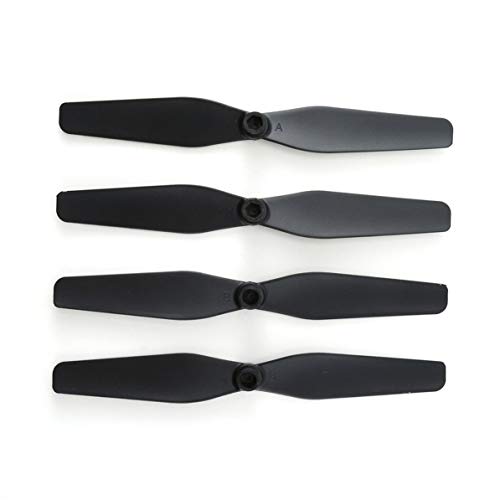 Monlladek Propeller, 4 Stück Rc Hubschrauber Propeller Cw CCW Requisitenblätter für S167 Rc Drohnen Set (Schwarz) – Bild 8