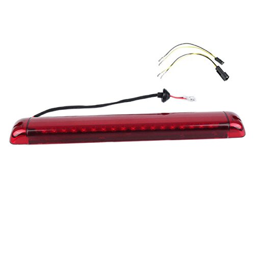 3rd Brake Light High Mount Stop Light Rear Brake Tail Light For 1992-2004 Chevrolet Suburban GMC Yukon Tahoe Hummer Pickup Truck, LED Brake Lamp With Red Lens - Thumbnail 5