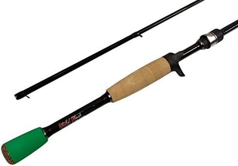 Carrot Stix Collapsible 2 Piece Casting - Wild Wild Black Fishing Rod Micro Guides