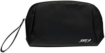 JFT PU leather Cosmetic Bag with wrist strap