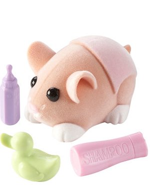 Zhu Zhu Pets Hamster Babies Pumpkin Light Orange Baby with Pink Diaper