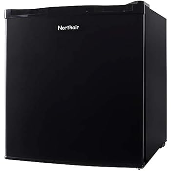 Northair Upright Freezer 1.1 cu. ft. Compact Reversible Single Door Table Top Mini Freezers for Ice Cream/Breast Milk/Sea Food, Removable Shelf, Adjustable Thermostat