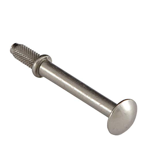Small Metal Garment Peg for Clothes, Neck Ties, Purses, Hats, Scarves, Jewelry - Satin Nickel - Set of 5