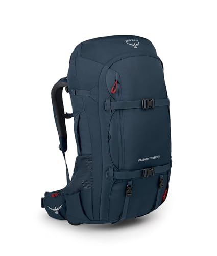 Osprey Farpoint Mens Backpack, 55L, Muted Space Blue, O/S