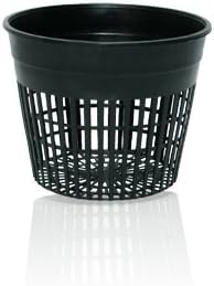 5 Inch Round Orchid/Hydroponics Slotted Mesh Net Pot - 25 Pack