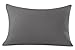 Mohap Zipper Pillowcase 2 Pieces Brushed Microfiber 1800 Hotel Quality Super Soft Pillow Cover No Shrinkage No Fade Pillow Protectors - Gray, Queen
