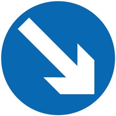 Cartello In Alluminio Riflettente Freccia Destra Keep Classe 1 600 Mm 3 Mm Post Mounted 600 Mm Amazon It Cancelleria E Prodotti Per Ufficio