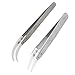 Ceramic Tweezer Set - FEITA Ceramic Precision Tweezers for Electronic Repair, DIY Hobbies - NO MORE BROKEN TIPS! (2-Pcs)
