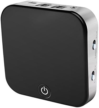 Bluetooth 4.1 Transmitter and Receiver, Digital Optical TOSLINK and SPDIF / 3.5mm AUX Wireless Audio Adapter for TV / Home / Car Stereo System - aptX Low Latency