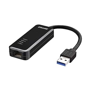 BUFFALO 有線LANアダプター LUA4-U3-AGTE-NBK ブラック Giga USB3.0対応