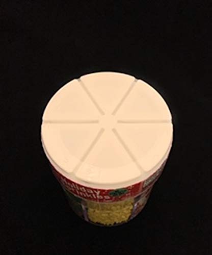 Bakers Corner Assorted Holiday Sprinkles for Christmas Cookie and all Baking Decorating 6 Cell Jar 6.7 oz