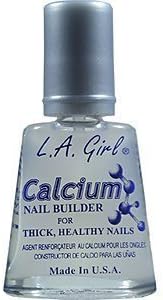 Jubujub LA GIRL Calcium Nail Builder for Thick Healthy Nails 0.5oz/15 ml