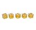 Get Out! Precision Casino Dice 6-Sided 19mm Game Playing Dice, Translucent, Set of 5 – Play Craps, DND D&D, RPG, D6