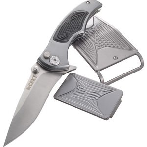 Columbia River Knife and Tool (CRKT) 5270SET Columbia River Knife and Tool s 5270 SET Tighecoon Knife, Belt Buckle Money Clip Set