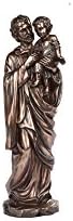 St. Joseph and Child Jesus Bronzed Statue