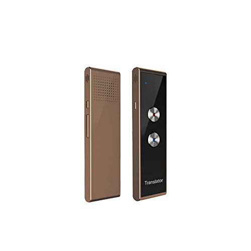 DJG Language Translator Device,T8+ Global Multi-Language Simultaneous Translator Intelligent Voice Photographing Traveling Portable Translator,Gold