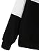SweatyRocks Women's Color Block Lightweight Long Sleeve Pullover Hoodie Grey white black Medium
