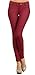 Yelete Women's Basic Five Pocket Stretch Jegging Tights Pants