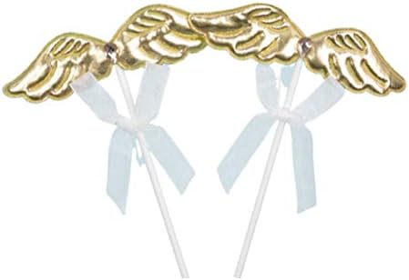 2pcs Elegant Bowknot Cupcake Toppers Birthday Party Cake Picks