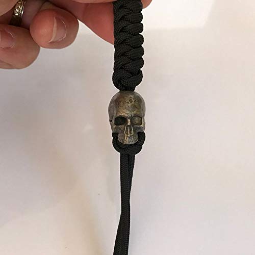 Jig Pro Shop Marco Magallona Black 550# Paracord Lanyard (Realistic Skull)
