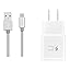 Samsung Galaxy Charger, Compatible with Galaxy S7 S7 Edge, S6 S6 Edge, S4, S3 / Galaxy Note 5, Note 4 Galaxy Tab Pro, Tab 4, Tab 3 Series LG G2 G3 G4 with 5FT Nylon Cable (Gray)