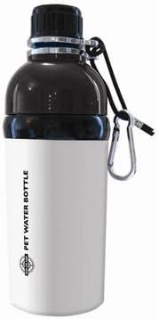 Good Life Gear Stainless Steel Pet Water Bottle, 16-Ounce, White