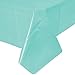 54″ x 108″ Robins Egg Blue Rectangular Plastic Tablecover . TC REC ROBIN EGG BLUE.