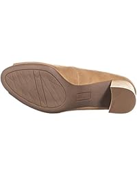 Anne Klein Womens Meredith Leather Peep Toe Classic Pumps