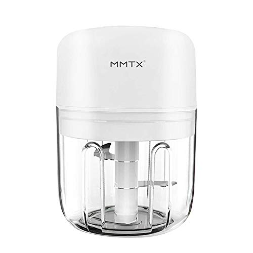 Mini Food Chopper,250ML Electric Portable Food Processor USB Charging Vegetable Blender Mixer