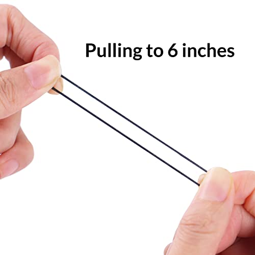 Black Hair Elastic Bands and Rubber Band Cutter, 1200pcs Disposable Non-slip Rubber Hair Bands, Pain Free Ponytail Remover Cutter Tool, MAZBFF Ponytail Holders Hair Styling Accessories Tools Soft Hair Elastics Ties Bands