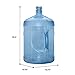 Brio BPA-Free Reusable Plastic Water Bottle Gallon Jug Container 5 GAL