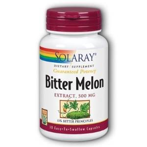 Solaray Bitter Melon Extract, 500 Mg, 30 Count (Pack of 2)