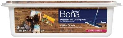 Amazon Com Pack Of 4 Bona Hardwood Floor Wet Cleaning Pads 12