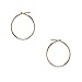 Humble Chic Small Hoop Earrings for Women - Hypoallergenic Lightweight Wire Threader Loop Drop Dangles, Safe for Sensitive Ears, 18K Gold Plated - 0.5 inch