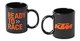 KTM New Logo Ready to Race Coffee Mug Black 12 oz