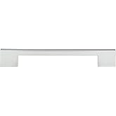 Atlas Homewares A826-CH 8-5/8-Inch Euro-Tech Collection Thin Square Rail Pull, Polished Chrome