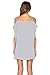 Aolakeke Women's Chiffon Cut Out Cold Shoulder Spaghetti Strap Mini Dress Top