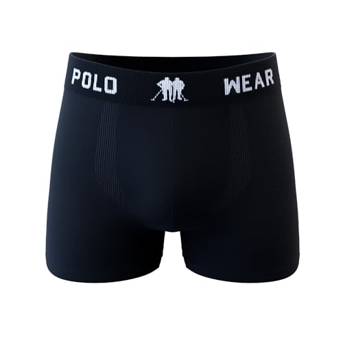 Kit 12 Cuecas Masculinas Boxer Microfibra Adulto Box Sem Costura Polo Wear Sortido