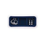 Neatnix Jewelry Stax 3 Compartment Mini Tray Organizer Tray. Midnight Blue