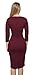 Marycrafts Womens Elegant Lady Vintage Evening Wiggle Midi Dress