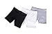 Girls Cotton Stretch Soft Ribbed Cycling Shorts (Pack of 3) for Dresses/Skirts/Sports/School Uniform 8-11years US Size M