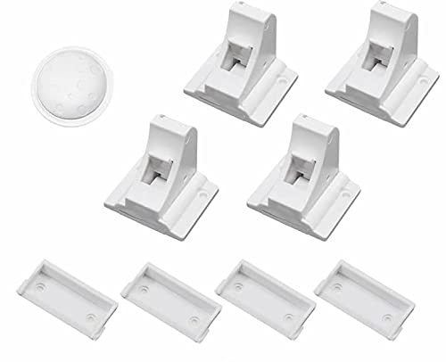 Magnetic Drawer and Cupboard Lock (4 Locks + 1 Key)