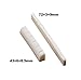 Blisstime 2 Sets (4pcs) 6 String Acoustic Guitar Bone Bridge Saddle and Nut Made of Real Bone with 3 Sand Paper
