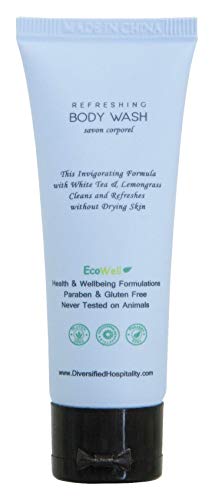 H2O Therapy Body Wash Soap, Travel Size Hotel Hospitality, 1 oz (Case of 300)