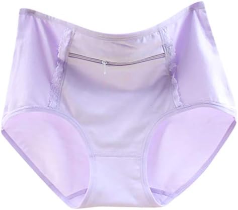 Liqiuxiang パンツ ポケット付き 盗難防止 ファスナー ショーツ 下着 マタニティ ハイウエスト 女性 レディース ストレッチ 無地 パンティー 多機能パンツ インナー ハイレグ B0721hlp 60円 大人気 New Arrival 最安値挑戦 年中無休 高品質 通販