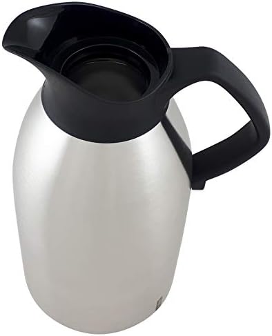 Helios Enduro Push Stainless Steel Vacuum Jug 2 Litre, Metallic, 2 Litres - Image 5